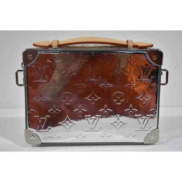 Louis Vuitton Mirror Silver Handle Trunk Virgil Monogram Shoulder Crossbody Bag - Picture 8 of 12